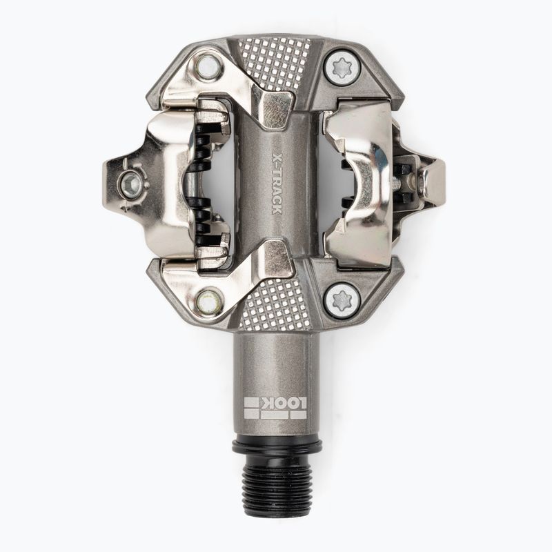 Bike pedals LOOK X-Track metallic grey 4