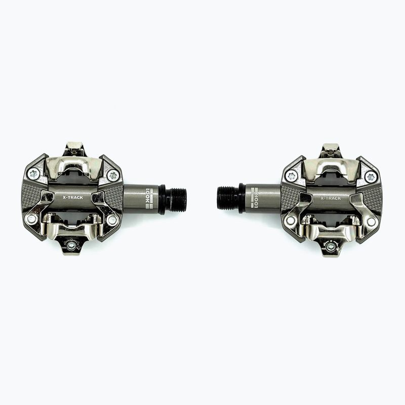Bicycle pedals LOOK X-Track metallic grey 2