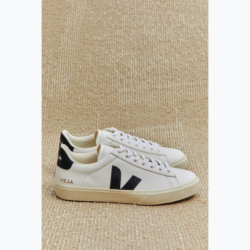 Women's shoes VEJA Campo Leather extra white/black 8