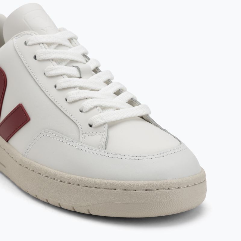 Men's shoes VEJA V-12 Leather white/marsala/nautico 7