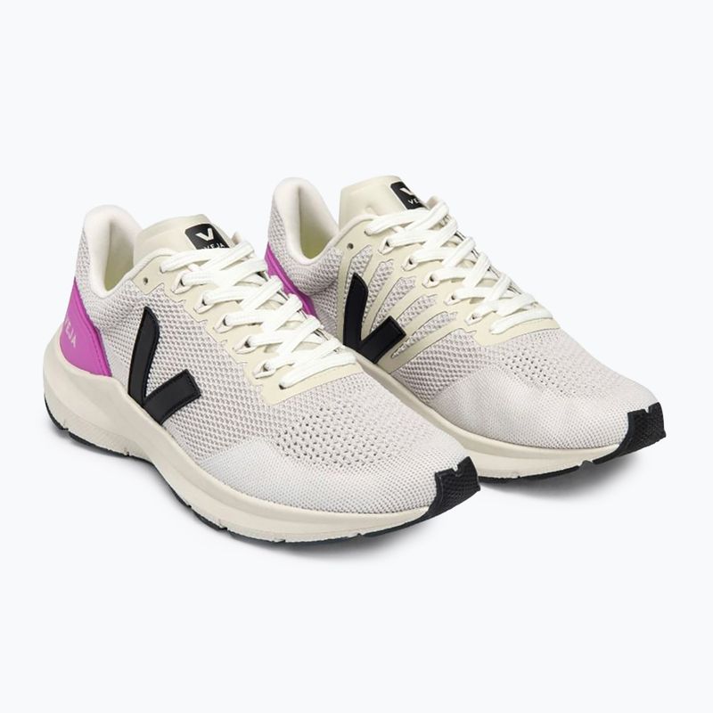 VEJA Marlin V-Knit women's running shoes chalk/black/ultraviolet 8