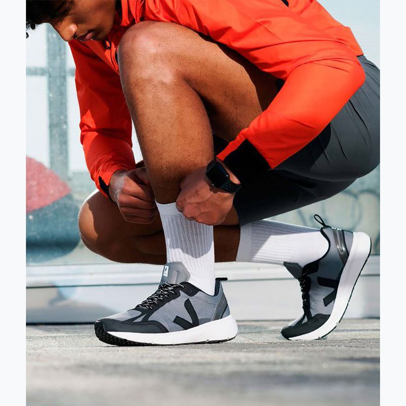 Men's Veja Condor 2 Alveomesh concrete/black running shoes 4