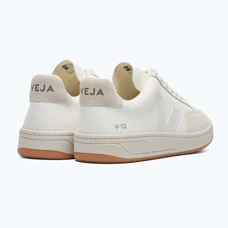 Women's shoes VEJA V-12 Leather white/natural 3