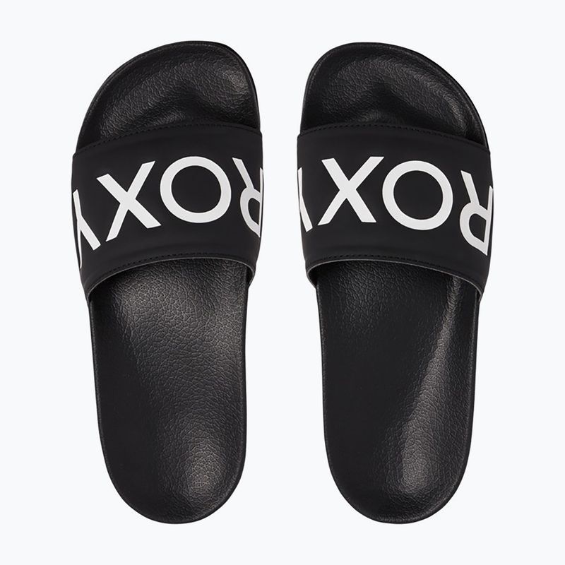 Women's slides ROXY Slippy II green black fg 10