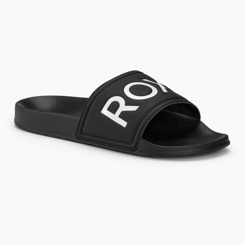 Women's slides ROXY Slippy II green black fg