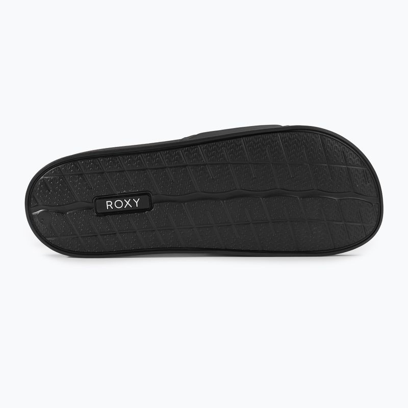Women's slides ROXY Slippy II green black fg 4