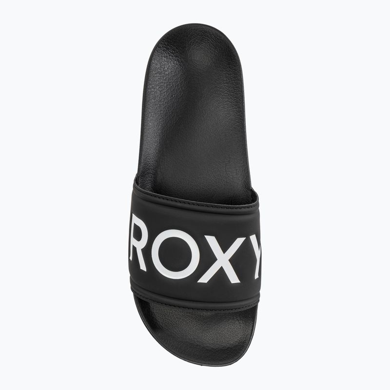 Women's slides ROXY Slippy II green black fg 5