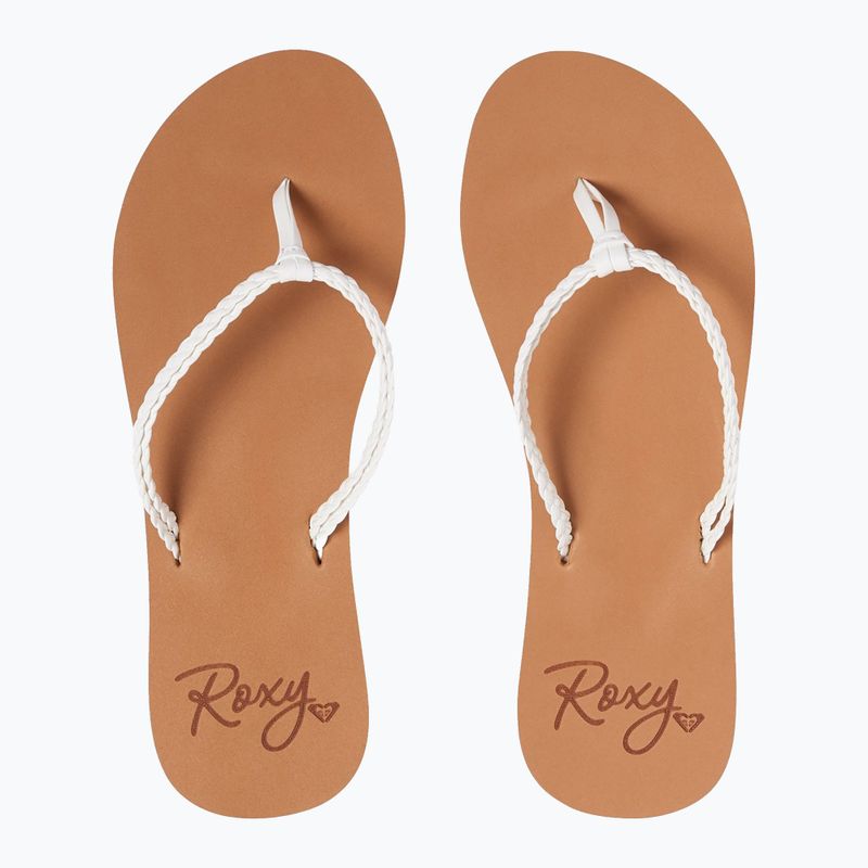 Women's flip flops ROXY Costas 2021 white 11