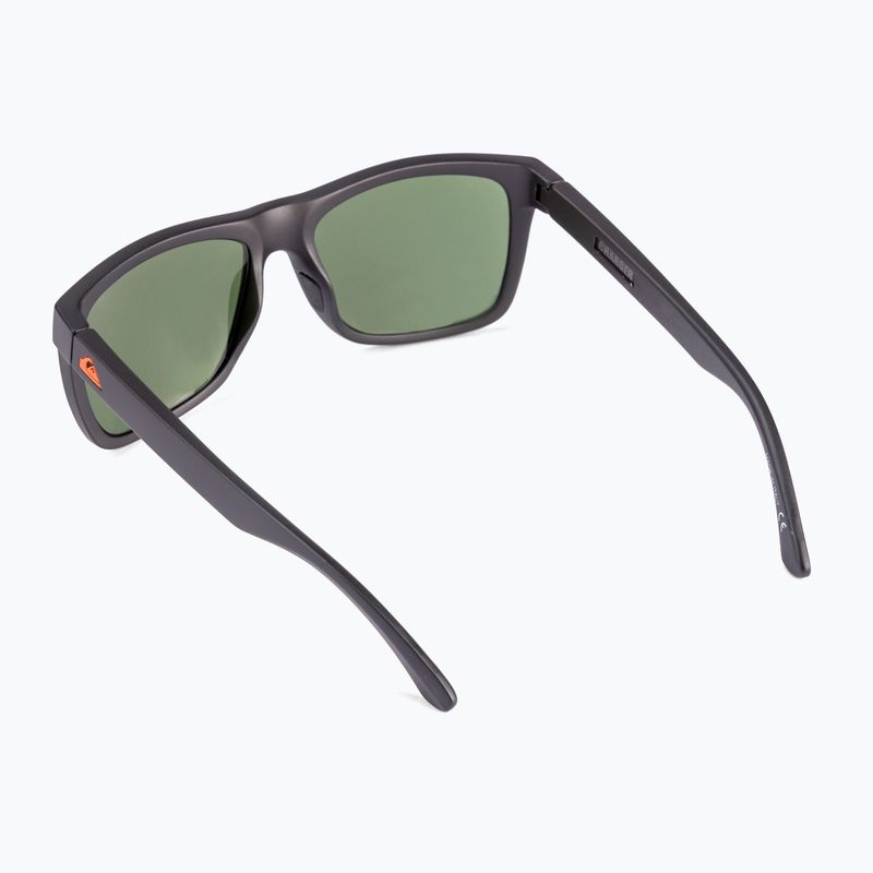 Quiksilver Charger Polarized Floatable matte black/green polarized sunglasses EQYEY03113-XKGG 2