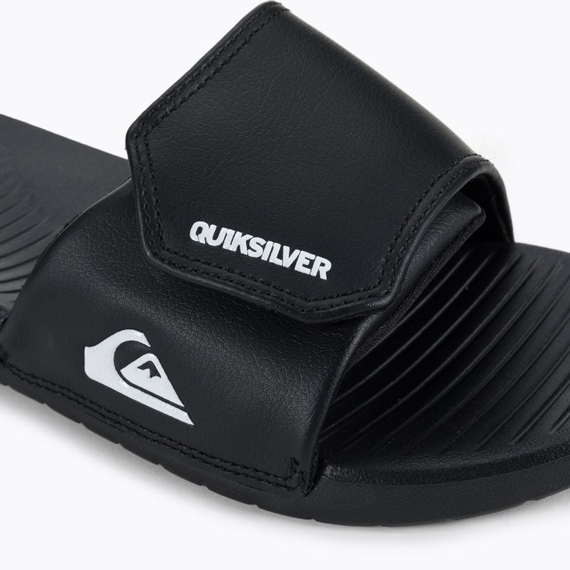 Men's flip-flops Quiksilver Bright Coast Adjust black/white/black 7