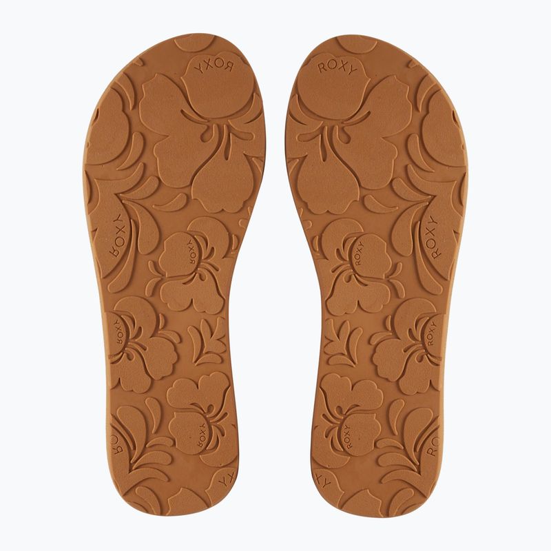 Women's flip flops ROXY Costas 2021 rose gold 12