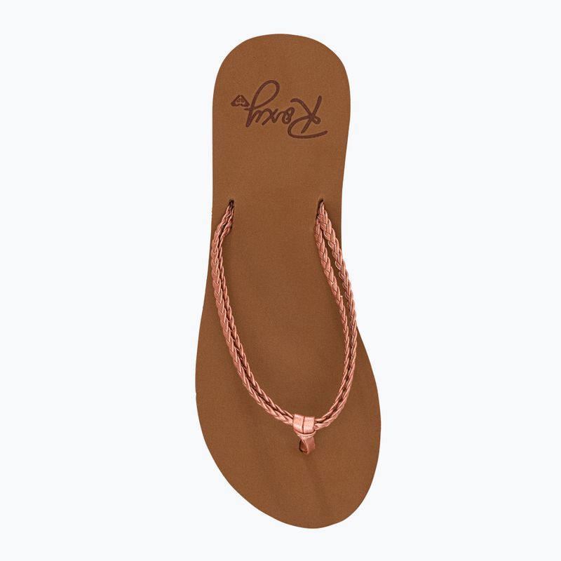 Women's flip flops ROXY Costas 2021 rose gold 6