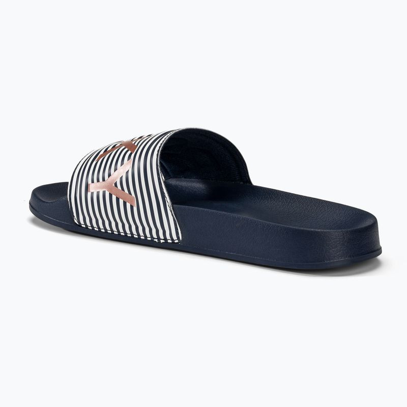 Women's ROXY Slippy II slides blue indigo 3