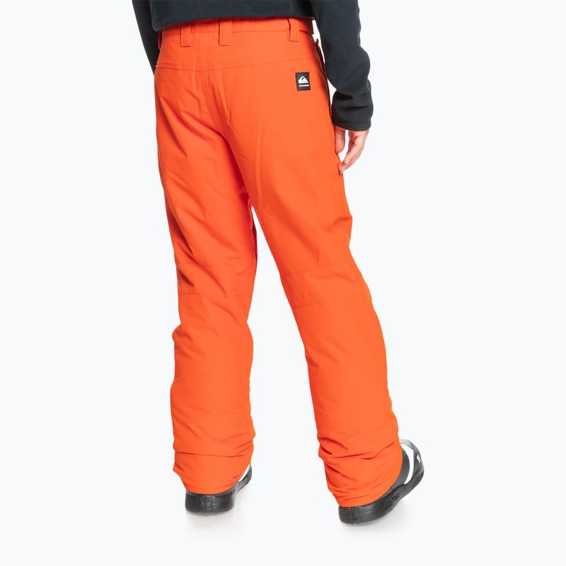 Quiksilver Estate children's snowboard trousers orange EQBTP03033 3