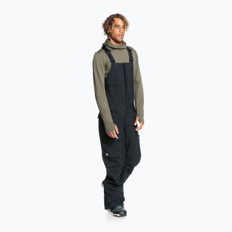 Quiksilver men's Utility Bib snowboard trousers black EQYTP03153 2