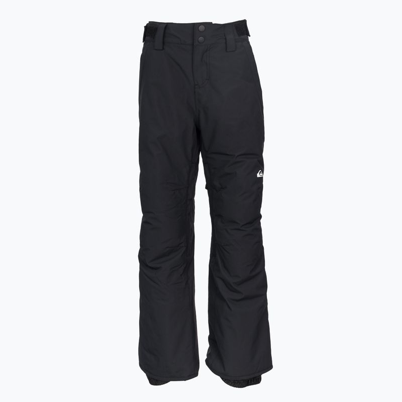 Quiksilver Estate children's snowboard trousers black EQBTP03033