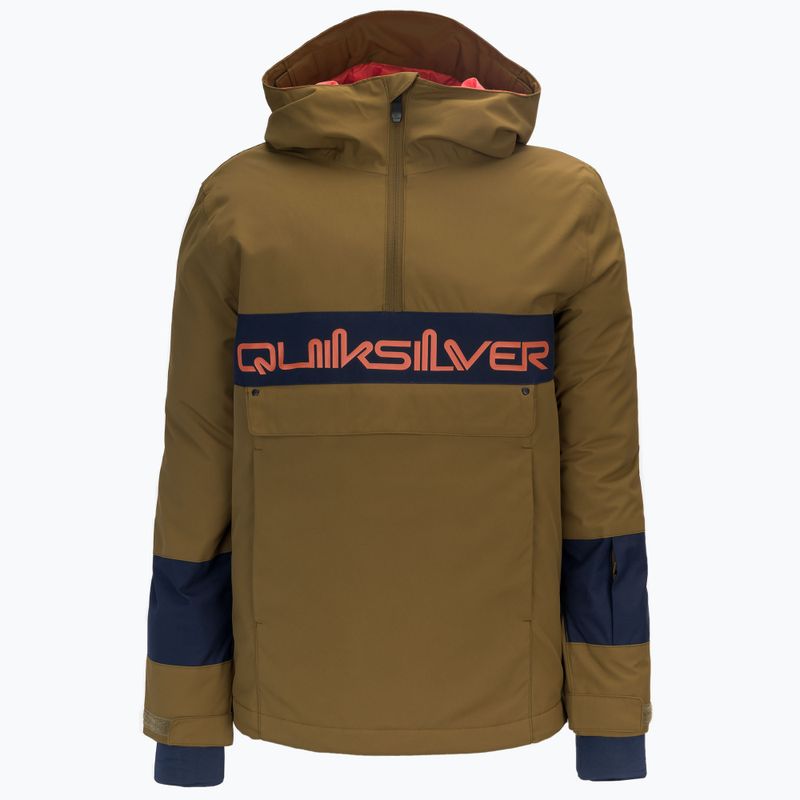 Quiksilver Steeze green children's snowboard jacket EQBTJ03124