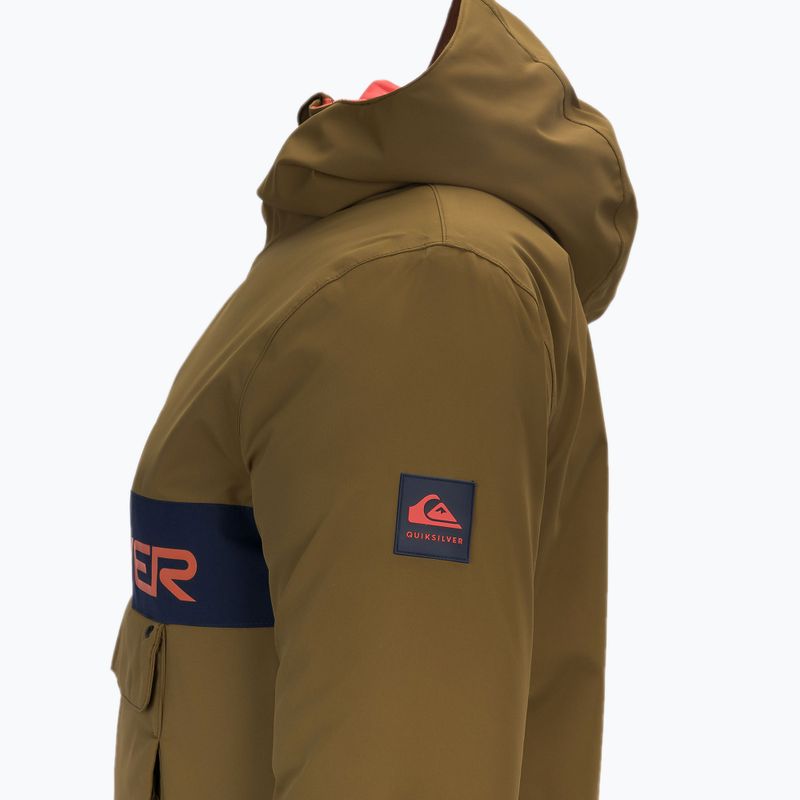 Quiksilver Steeze green children's snowboard jacket EQBTJ03124 3