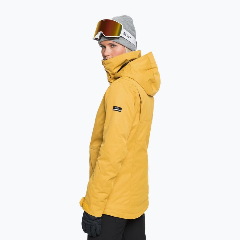 Women's snowboard jacket ROXY Presence Parka 2021 golden 2