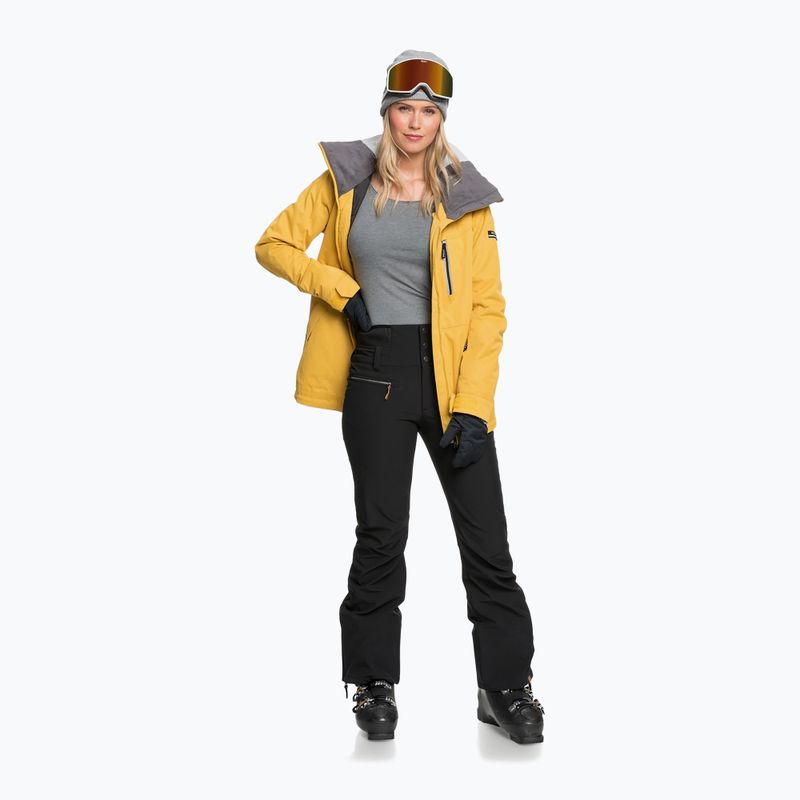 Women's snowboard jacket ROXY Presence Parka 2021 golden 3