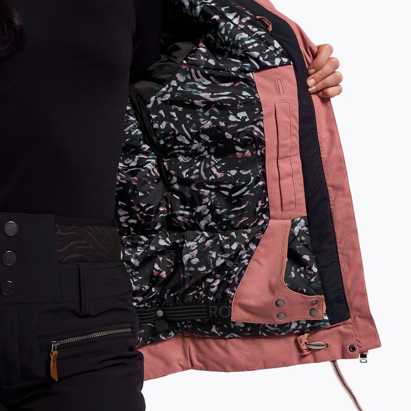 Women's snowboard jacket ROXY Meade 2021 dusty rose 12