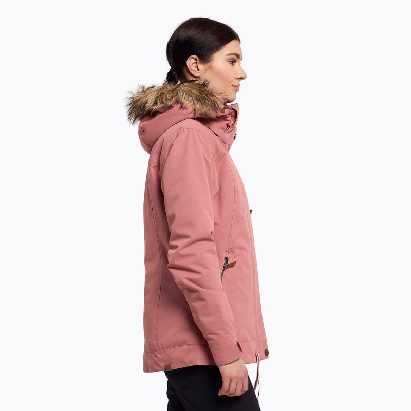 Women's snowboard jacket ROXY Meade 2021 dusty rose 3