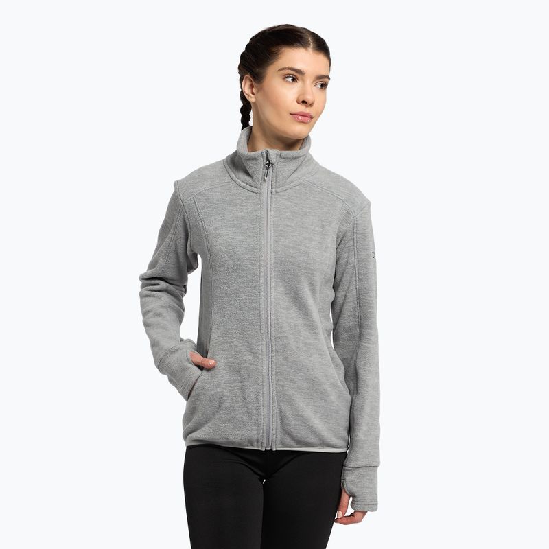 Women's snowboard sweatshirt ROXY Harmony 2021 heather grey 2