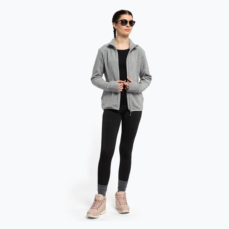 Women's snowboard sweatshirt ROXY Harmony 2021 heather grey 3