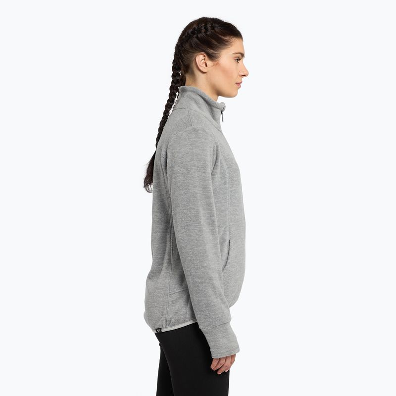 Women's snowboard sweatshirt ROXY Harmony 2021 heather grey 5