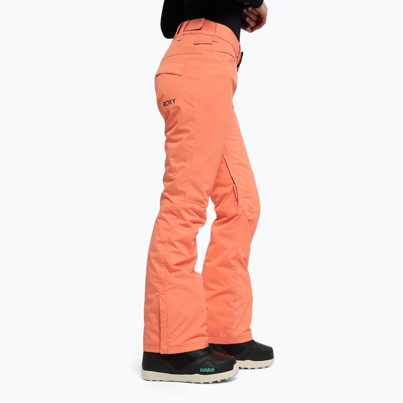 Women's snowboard trousers ROXY Backyard 2021 fusion coral 3
