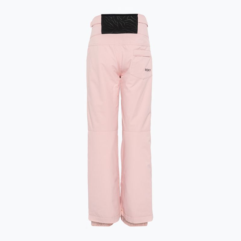 Children's snowboard trousers ROXY Diversion 2021 powder pink 2
