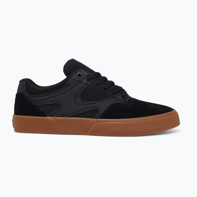 DC Kalis Vulc black/black/gum men's shoes 7