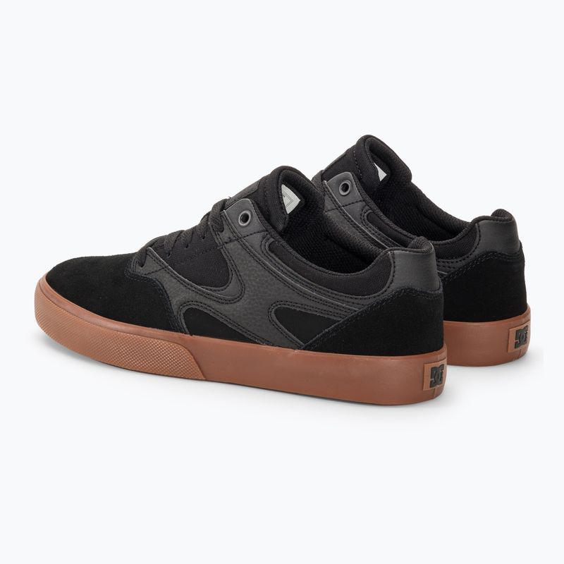 DC Kalis Vulc black/black/gum men's shoes 3