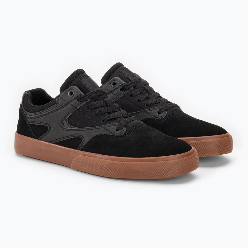 DC Kalis Vulc black/black/gum men's shoes 4