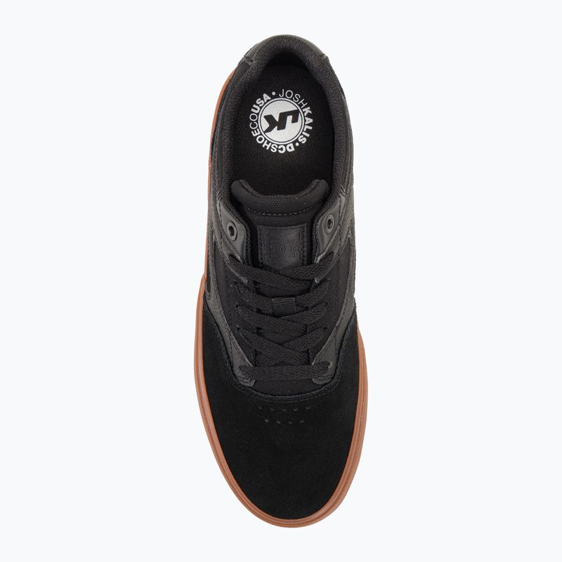 DC Kalis Vulc black/black/gum men's shoes 6