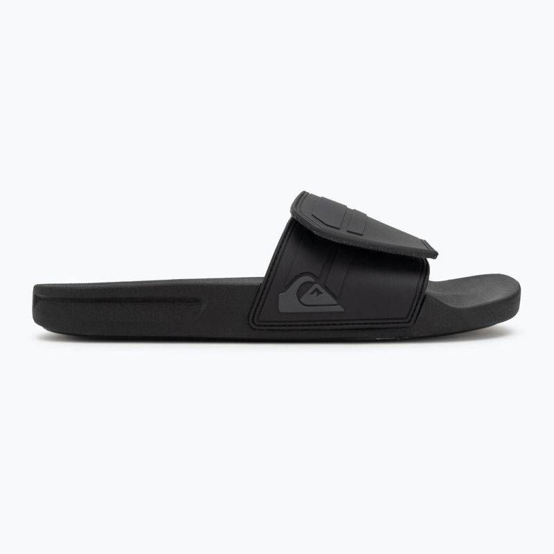 Quiksilver Rivi Slide Adjust black/grey/black men's flip-flops 2