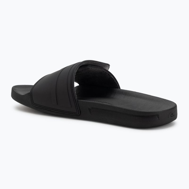 Quiksilver Rivi Slide Adjust black/grey/black men's flip-flops 3