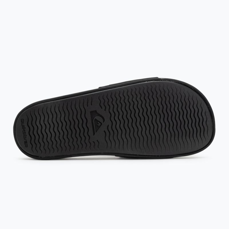 Quiksilver Rivi Slide Adjust black/grey/black men's flip-flops 4