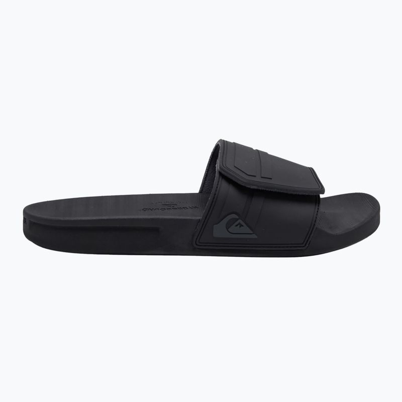 Quiksilver Rivi Slide Adjust black/grey/black men's flip-flops