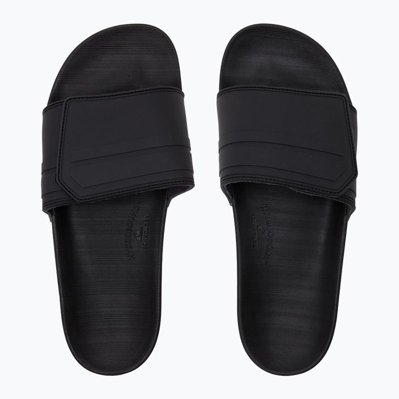 Quiksilver Rivi Slide Adjust black/grey/black men's flip-flops 2