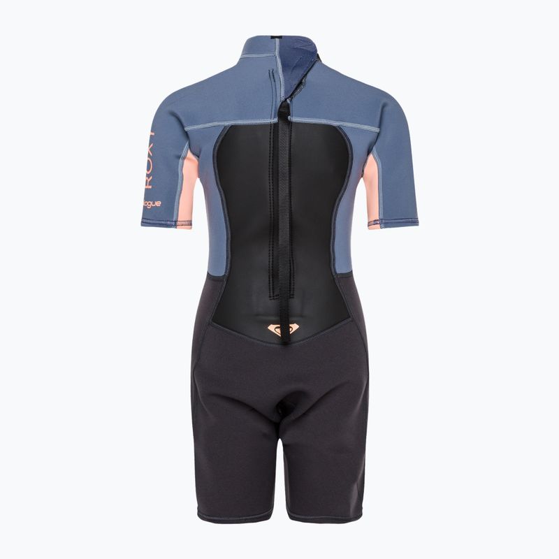 Children's swimming foam ROXY 2/2 Prologue Girl BZ SS SP FL 2021 cloud black/powderdgrey/sunglow 3