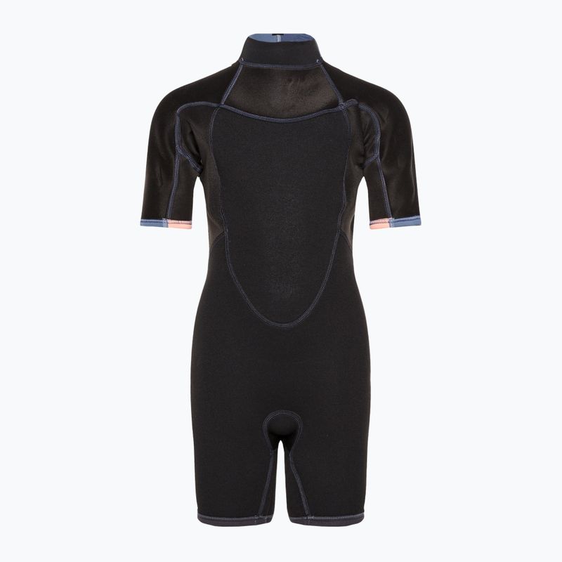 Children's swimming foam ROXY 2/2 Prologue Girl BZ SS SP FL 2021 cloud black/powderdgrey/sunglow 4