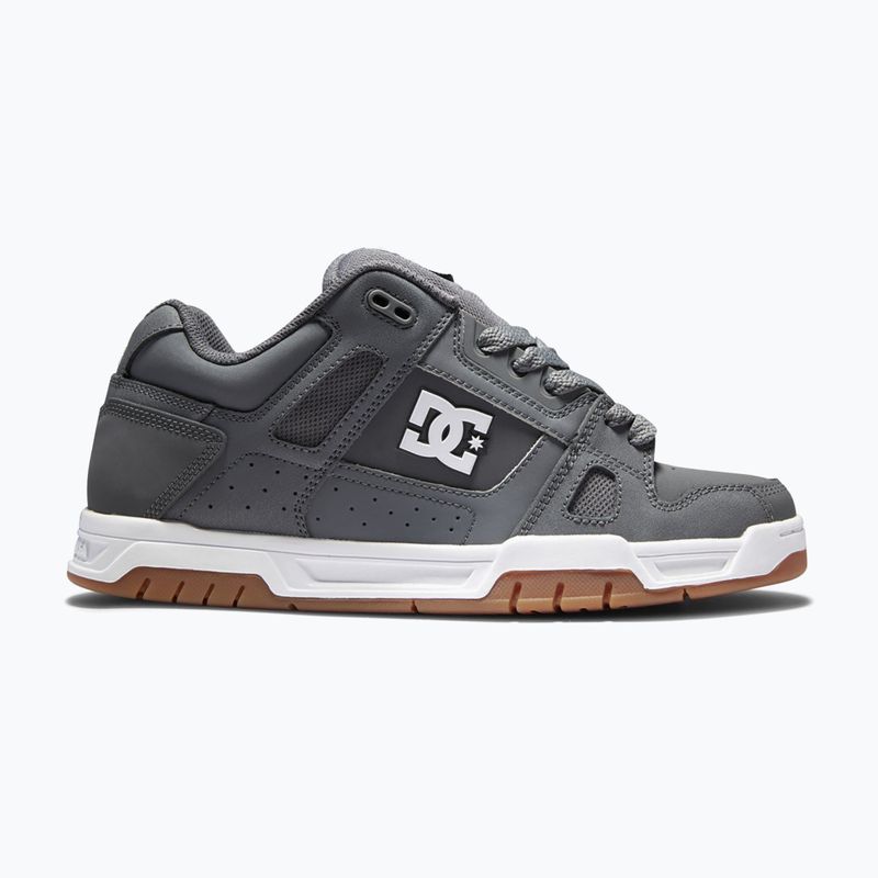 DC Stag grey / gum men's shoes 9