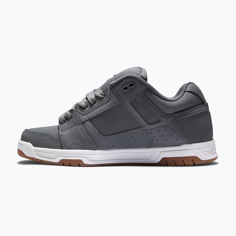 DC Stag grey / gum men's shoes 10
