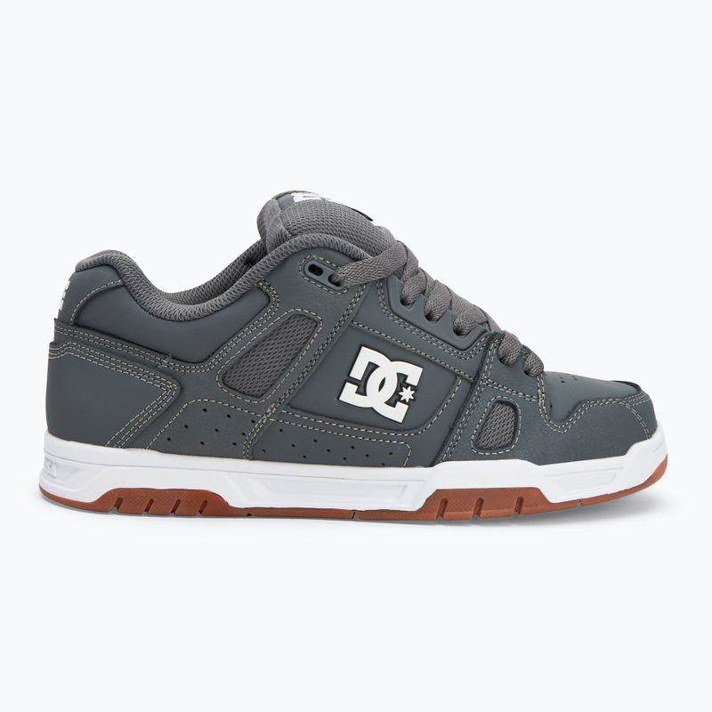 DC Stag grey / gum men's shoes 2