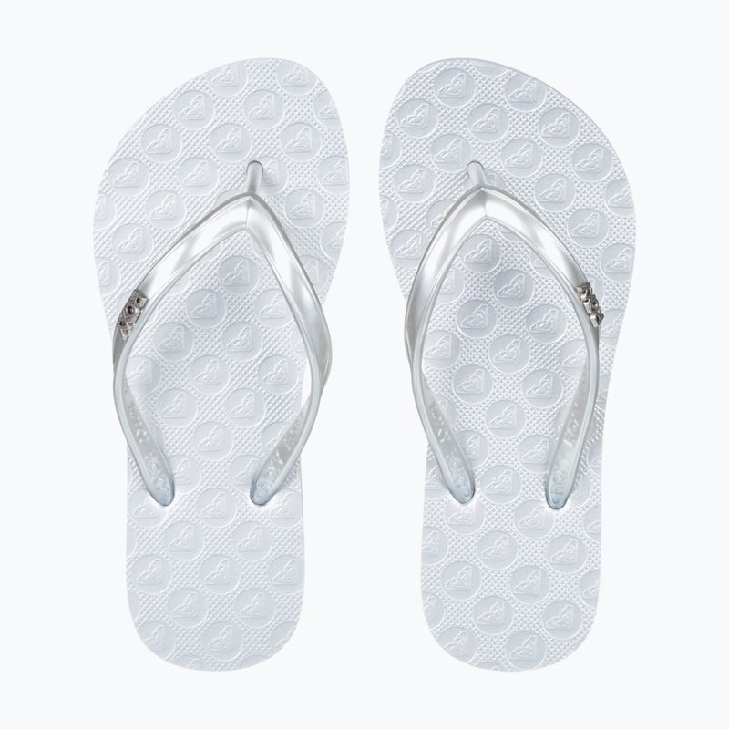 Children's flip-flops ROXY Viva VI silver 3