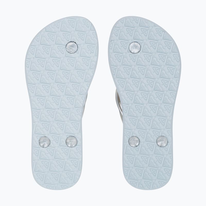Children's flip-flops ROXY Viva VI silver 4