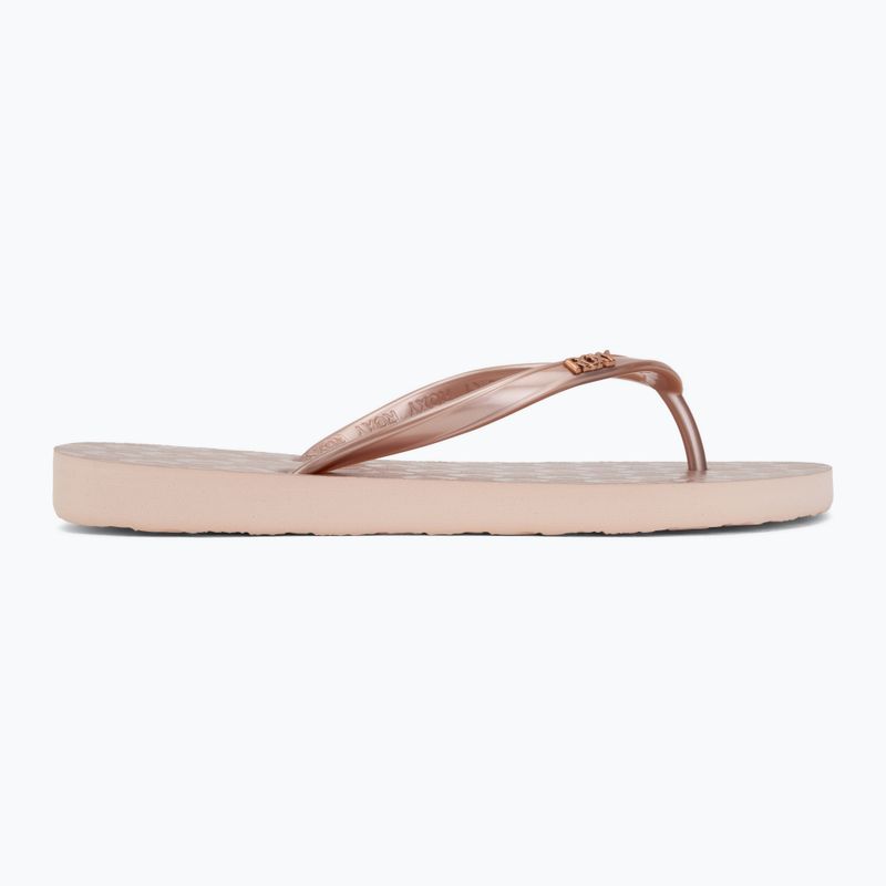 Children's flip-flops ROXY Viva VI rose gold 2
