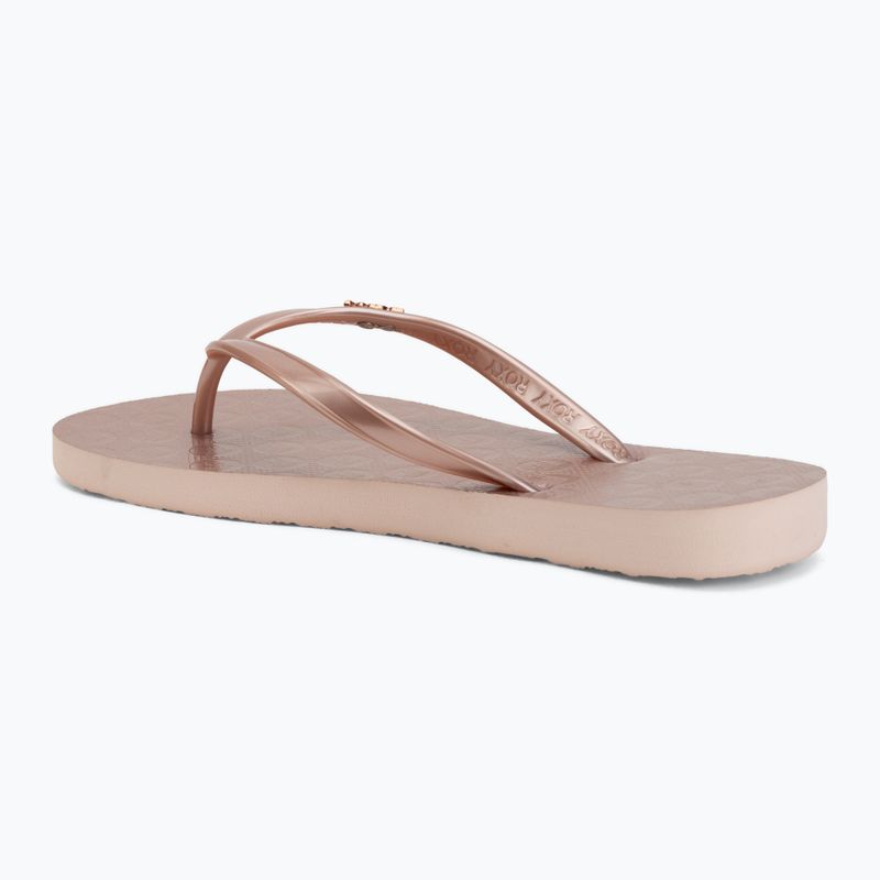 Children's flip-flops ROXY Viva VI rose gold 3