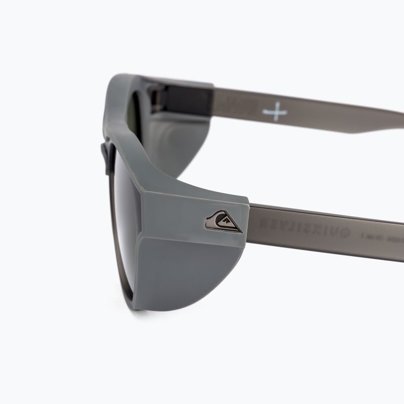 Quiksilver Eliminator+ matte crystal smoke/green sunglasses EQYEY03150-XSSG 5